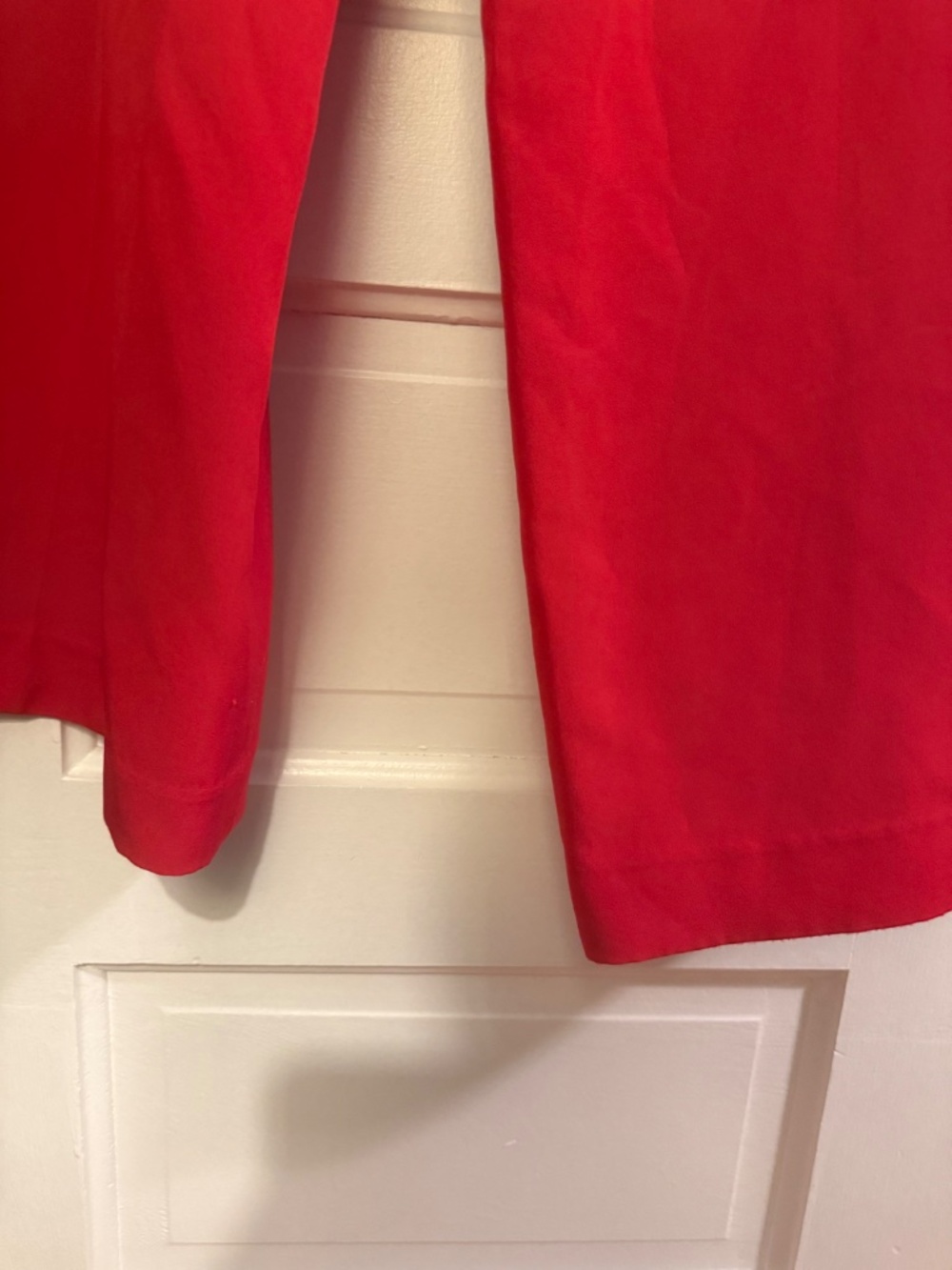 Express Red High Rise Wide Leg Trouser Pants - Picture 7 of 9